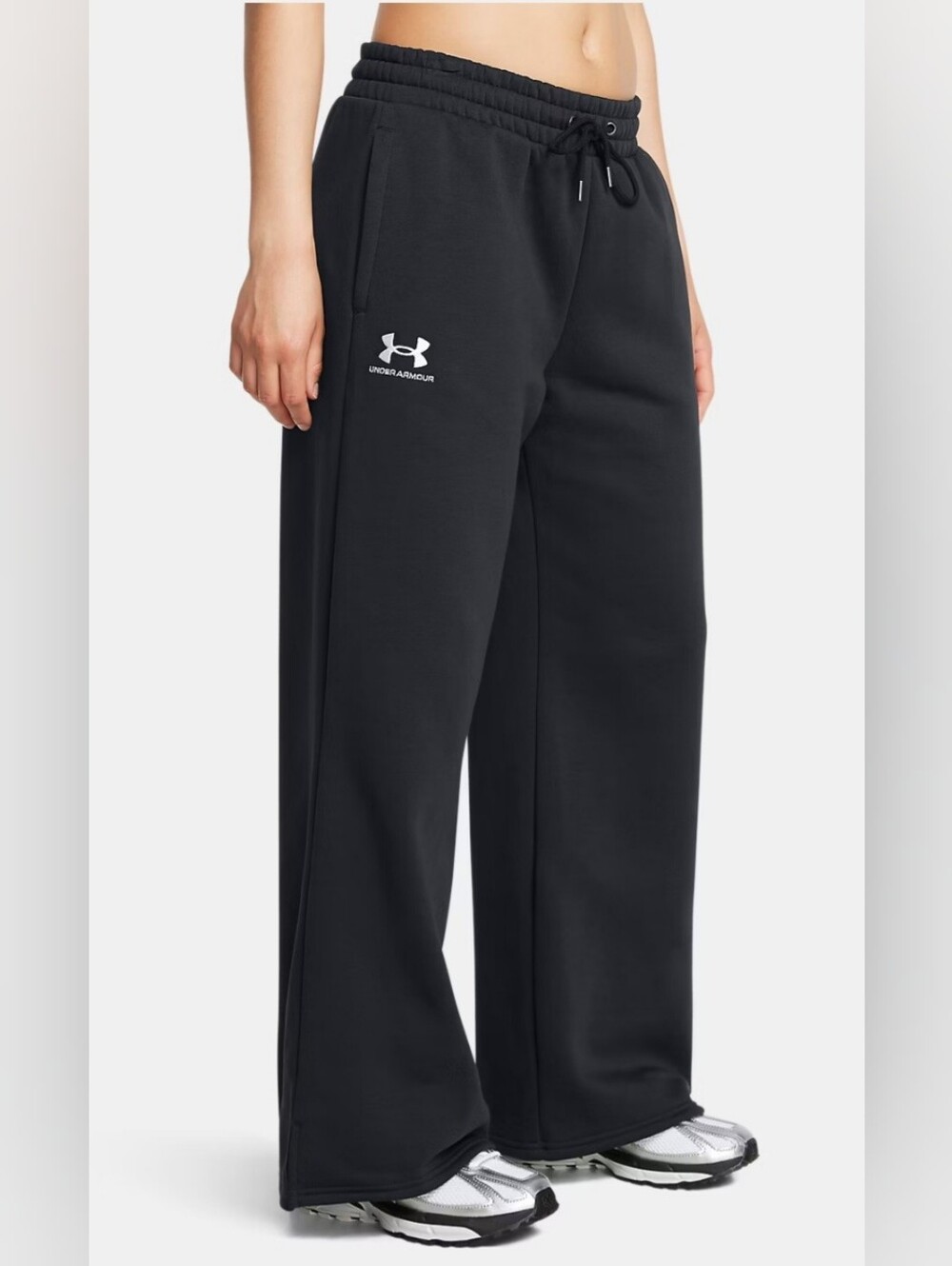 Under Armor Icon Fleece Wide Legs Pants Size Med